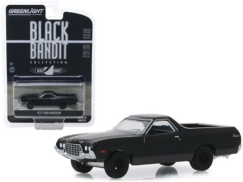 Greenlight 1972 Ford Ranchero "Black Bandit" Series