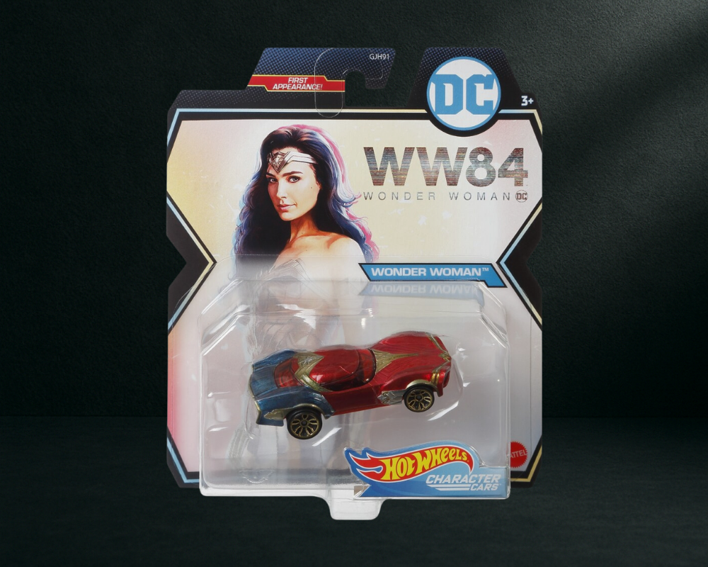 Hot Wheels Marvel Character Cars - Wonder Woman
