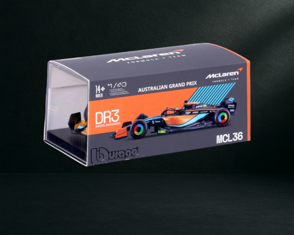 2022 Mclaren F1 MCL36 #3 Daniel Ricardo (Scale 1:43) | Bburago