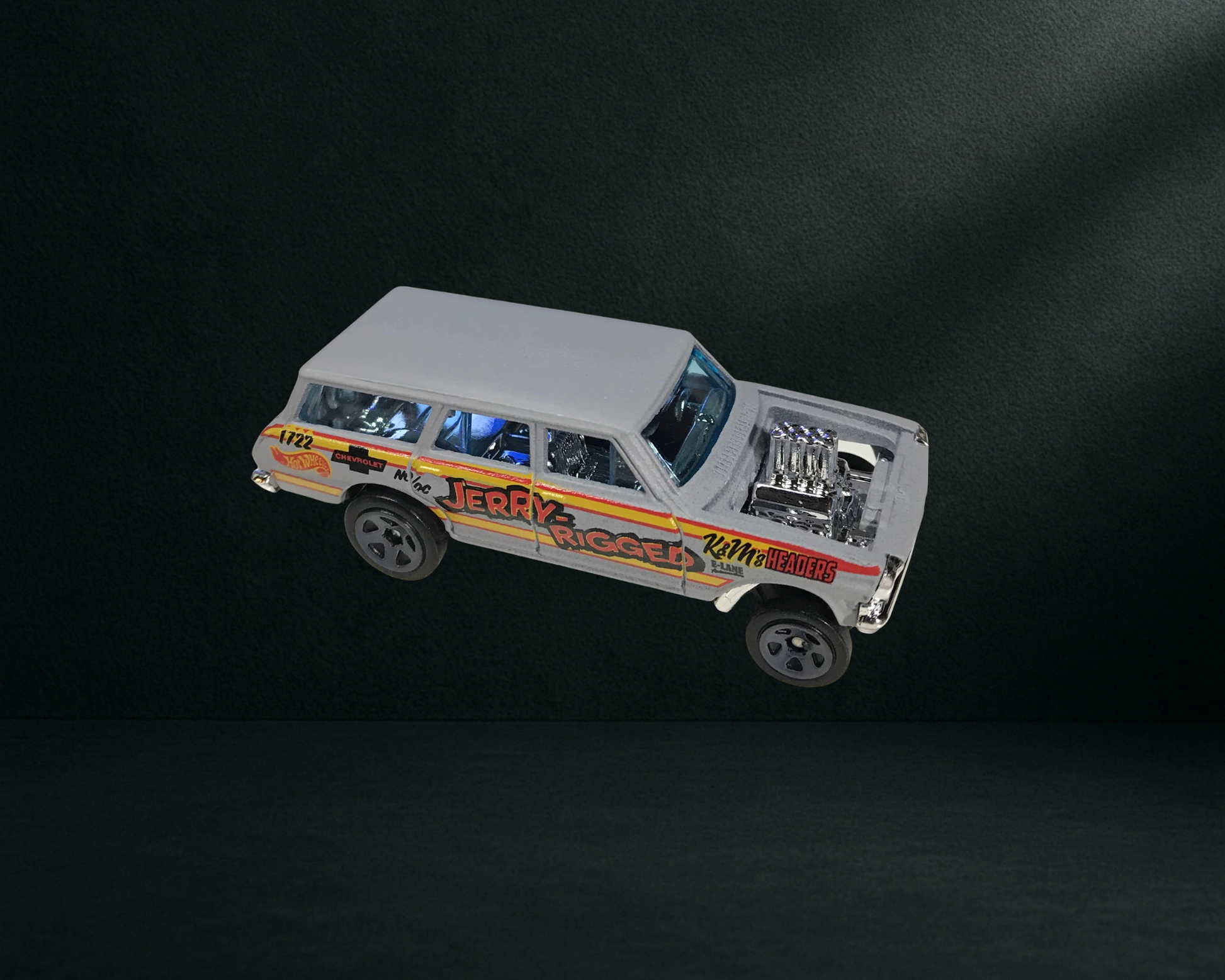 Hot Wheels '64 Chevy Nova Gasser (Silver)