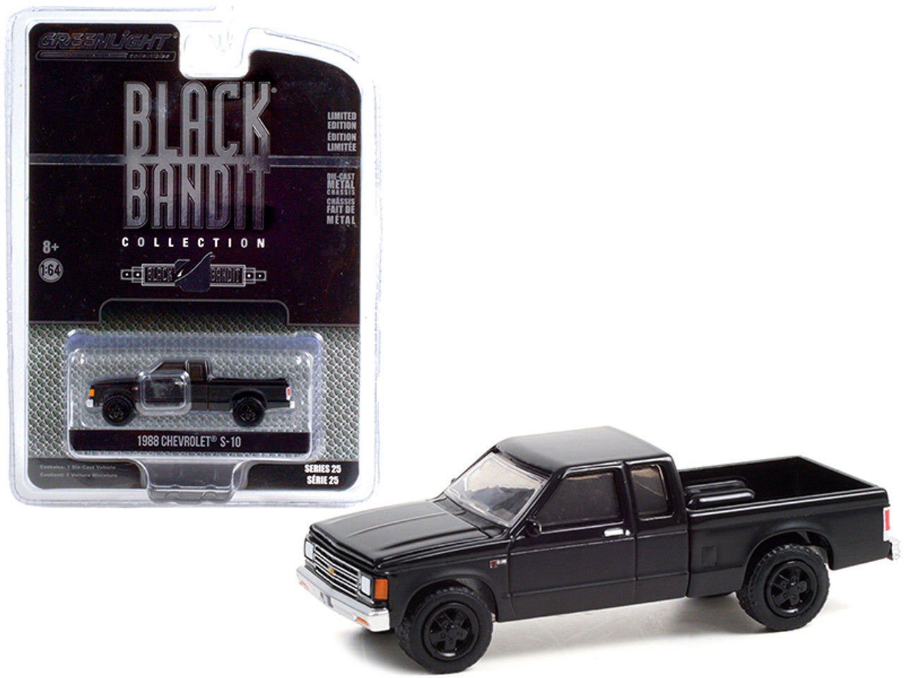Greenlight 1988 Chevrolet S-10 Extended Cab Pickup Truck "Black Bandit" Series