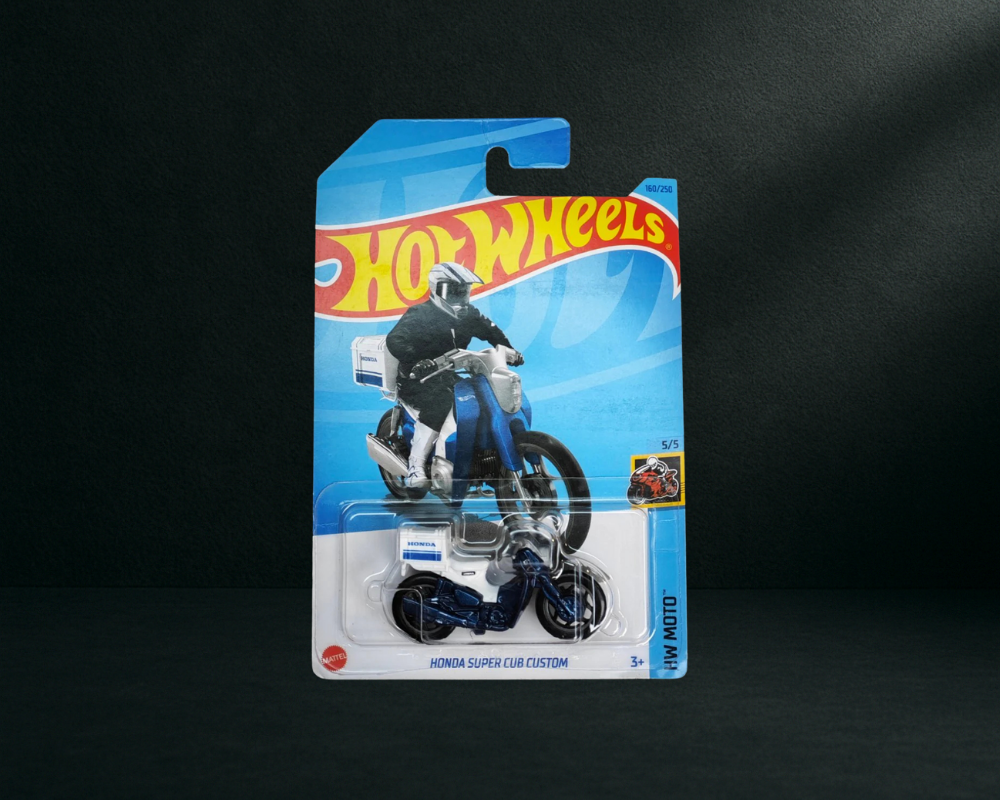 Hot Wheels Honda Super Cub Custom (Blue)