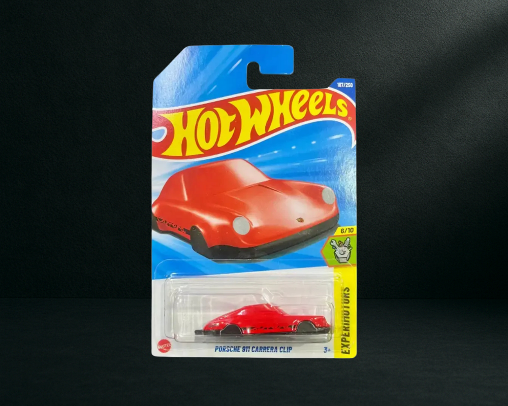 Hot Wheels Porsche 911 Carrera Clip (Red)